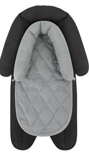 lot 10102 image: Pro Goleem Car Seat Head Support Infant, Soft Infant Car Seat Insert, 2 in 1 Carseat Head Support for Newborn, Perfect for Car Seat, Stroller, Swing, Bouncer, Gray and Black