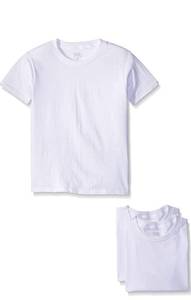 lot 10113 image: Fruit of the Loom Boys Cotton White T Shirt S
