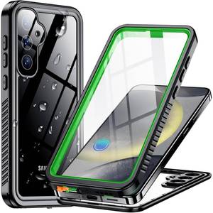 lot 10118 image: Temdan for Samsung Galaxy S24 Plus Case,Waterproof Built-in Lens & Screen ProtectorFull Body Shockproof12 FT Military Drop ProofSnowproofIP68 Underwater Case for Galaxy S24 Plus 5G-Green