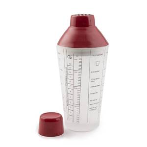 lot 10122 image: Cambridge Scarlet Fiesta 16 oz Glass Recipe Shaker, 0