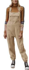 lot 10143 image: Ebifin Womens Fleece Warm Overalls Winter Loose Casual Jumpsuits with Pockets
