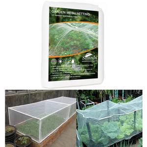 lot 10151 image: Ultra Fine Garden Mesh Netting, 6.6 x 9.9FT Bird Screen Barrier Netting, Thicken Plant Covers Protect Plant Fruits Flower Vegetable Health Growing