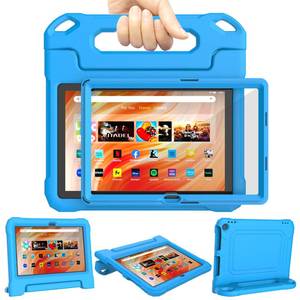 lot 10157 image: Fire HD 10 & Fire HD 10 Plus Tablet Case for Kids (13th11th Generation, 20232021 Release), DJ&RPPQ Lightweight Shockproof Case Built-in Screen Protector with Handle Stand, Not fit iPad Samsung- Blue