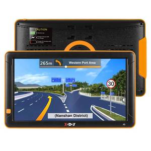 lot 10186 image: XGODY GPS Navigator for Car 9 inch Latest 2024 Map Truck GPS Bluetooth Big Touchscreen GPS Navigator AV-in GPS Satellite Navigator