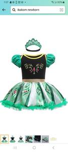 lot 10212 image: Dressy Daisy Infant Baby Girl Princess Romper Costume Onesie Fancy Dress Bodysuit Halloween Birthday Outfit with Headband size 70 3-6 months