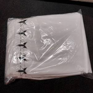 lot 10243 image: fixwal 60 x 126 inch tablecloth white