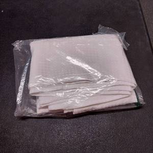lot 10244 image: shower curtain white Size unknown