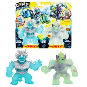 lot 10266 image: Heroes of Goo JIT Zu Deep Goo Sea Battle Pack - Exclusive Ice Blast Blazagon VS Horriglow Figures. Crunchy, Oozy Figures For Out-of-Pack Battles