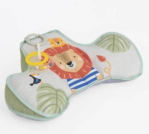 lot 10390 image: Taf Toys Tummy Time Pillow with Detachable Toys Support for Newborn & up, Develops Muscles for Crawling Montessori Sensory Crawling Toy for Infant Newborn Toddler Tummy Time Toys 0-6 Months Babies