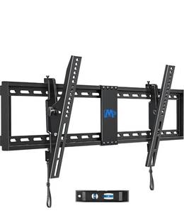 lot 10392 image: Mounting Dream Tilting TV Wall Mount for 42-86 TV with Level Adjustment Fits 16, 18, 24 Studs Easy for TV Centering, Wall Mount TV Bracket Max VESA 800x400mm, 120 LBS Loading, MD2263-XLK