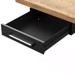 lot 10474 image: UNITEDPOWER Under Desk Drawer Storage, Pull-Out Office Hidden Counter Drawer, Metal Sliding Organizer Mount Below Table, Optional Bracket Height, Black