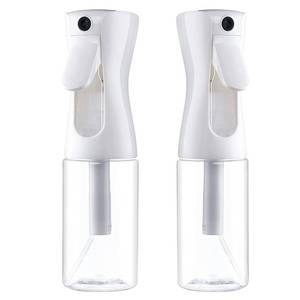 lot 10495 image: HAOERMEI Continuous Spray Bottle for Hair 10 Oz(300ml) - 2 Pack Empty Ultra Fine Plastic Water Mist Sprayer for Hairstyling, Salons, Cleaning, Essential Oil Scents,Plants