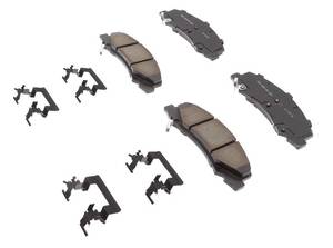 lot 10525 image: ACDelco Gold 17D1159CHF1 Ceramic Front Disc Brake Pad Kit with Clips