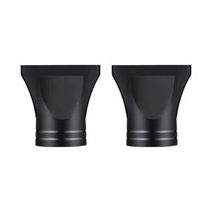 lot 10581 image: 2Pcs Blow Dryer Attachment Not Universal Black Professional Plastic Hair Dryer Hair Dryer Attachment Dryer Nozzle Replacement Narrow Concentrator Blow Flat pecial for Diameter 4.3cm to 4.5cm