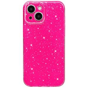 lot 10608 image: Hython Case for iPhone 13 Case Glitter Cute Sparkly Shiny Bling Sparkle Phone Cases 6.1, Thin Slim Fit Soft TPU Bumper Shockproof Rubber Protective Cover for Women Girls Girly, Hot Pink