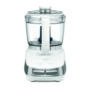 lot 10610 image: Cuisinart Core Custom 4-Cup Mini Chopper, White and Stainless, MCH-4
