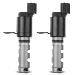 lot 10649 image: A-Premium 2-PC Intake & Exhaust Engine Variable Valve Timing (VVT) Solenoid Compatible with Hyundai Santa Fe 2010-2012, Sonata 2007-2011, Tucson & Kia Forte, Optima, 2.0L 2.4L, Replace# 243752G100