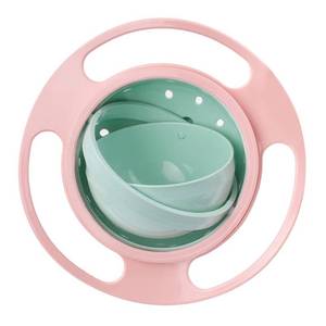 lot 10728 image: ZTL Gyro Bowl 360 Dgree Rotation Spill Resistant Gyroscopic Bowl with Lid
