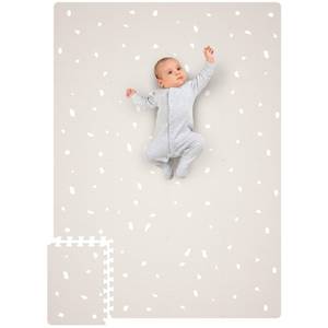 lot 10791 image: Stylish 5.6 x 4 ft. Soft Foam Baby Play Mat - Safe, Easy to Clean Modern Playroom Floor Mat