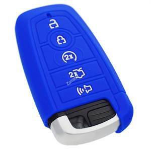 lot 10846 image: Silicone Key Fob Cover Protector for Ford Mustang Fusion Raptor F150 F250 Explorer Expedition Bronco Lincoln Aviator Corsair