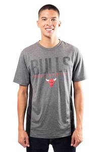 lot 10885 image: Ultra Game NBA Chicago Bulls Mens Active Tee Shirt, Charcoal Heather, X-Large