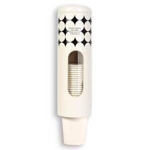 lot 10903 image: Cup Dispenser - Pull Type Water Cooler Cup Holder Fit 7oz-12oz Disposable Cups, Wall Mounted Bathroom Cup Dispenser with Paste, Mouthwash Cup Holder with Storage Box Detachable Lid for HomeOffice