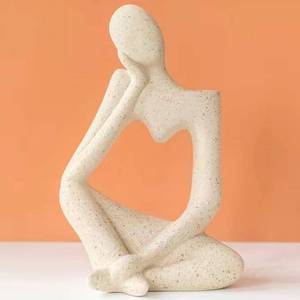 lot 10937 image: Arawat Ceramic White Vase Flower Vase for Home Decor Modern Style Thinker Vase for Table Shelf Home Decor Fit for Fireplace Bedroom Kitchen Living Room Centerpieces Wedding Office Desk Birthday Gifts