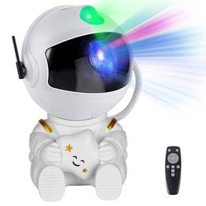 lot 10982 image: Yebicola Updated Astronaut Star Projector, Nebula Galaxy Projector Night Light, Remote Control and 360°Rotation Magnetic Head Nebula Lamp for BedroomKids RoomCeilingRoom Decoration (Modern)