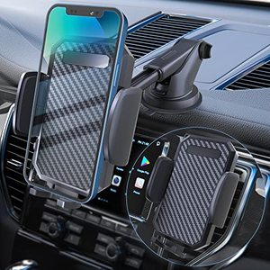 lot 11002 image: FBB Phone Mount for Car,  Off-Road Level Suction Cup Protection  3in1 Long Arm Suction Cup Holder Universal Cell Phone Holder Mount Dashboard Windshield Vent Compatible with All Smartphones