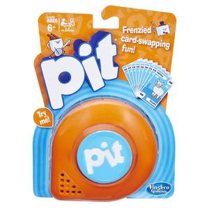 lot 11032 image: Hasbro Pit Card Game - Frenzied Family Fun for 3-8 Players Ages 6 and Up