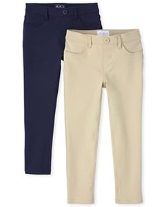 lot 11106 image: The Childrens Place Girls Ponte Knit Pull On Jeggings, SandyTidal, 6