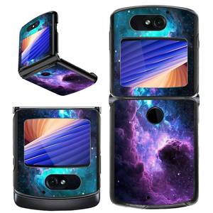 lot 11293 image: Rossy Case for Motorola RAZR 5G Case, for Moto RAZR 5G Flip Phone Case Slim Lightweight Hard PC Shookproof Protection Cover for Motorola Moto RAZR 5G Flip Phone 2020 XT2071,Nebula Space Galaxy