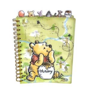 lot 11322 image: Innovative Designs Disney Winnie the Pooh Tab Journal Notebook, Spiral Bound, 144 Lined Pages, 8 x 7 inches