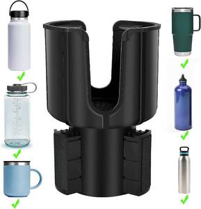 lot 11326 image: Car Cup Holder Expander Adapter Adjustable Base, NARUNDREN Compatible for Yeti 202630 oz Hydro Flasks Large 3240oz, Fits Most Cup Holder, Diameter Bottles in 3.2-3.8 (1pcs)