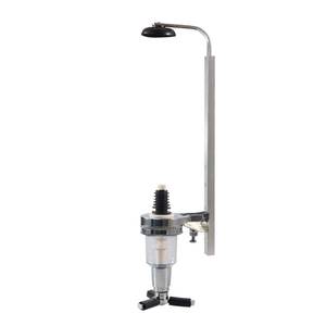 lot 11341 image: Wall Mounted Liquor Dispenser Bar Butler Bracket Solo Optic Spirit Wine Beer Alcohol Bottle Beverage Stand Revolving Nozzle Drinkware Set (1 Bottle)