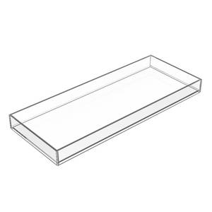 lot 11352 image: Hemsyc Serving Tray 12x5x1 Inch Serving Tray with Handle Acrylic Serving Trays Clear Decorative Serving Platter for Appetizer, Food, Breakfast, 1 Pack