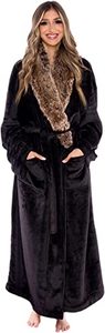 lot 11353 image: Womens Plush Fleece Bath Robe, Fluffy Long Bathrobe, Great Gift for Mothers Day, Grandma, Daughter, Sister, Wife, Friend 2x3x