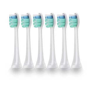 lot 11390 image: SDUMY Toothbrush Heads Replacement for Philips C1C2 Sonicare Click-on Electric Toothbrush, 6 Pack