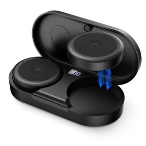 lot 11397 image: Ski Helmet Speakers, True Wireless Bluetooth Drop-in HD Headphones with Easy Control Buttons and Built-in Mic for Skiing, Snowboarding Motorcycling, Climbing, Compatible Any Audio Ready Helmet - Retail $75.93