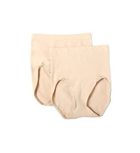 lot 11403 image: Bali womens Shaping Ultra Control Dfx204 2-pack shapewear briefs, Soft TaupeSoft Taupe, LARGE US