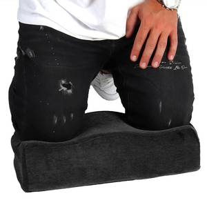 lot 11454 image: Kneeling Pad Comfort Memory Foam - Extra Thick Knee Cushion Floor Sitting for Work, Mechanics, Construction, Gardening, Yoga, Bath Kneeler for Baby Bath -Provide Support for Knees & Elevation (Black)