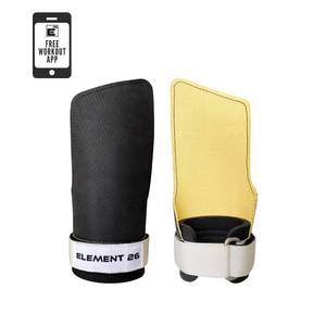 lot 11501 image: Element 26 IsoGrip Hand Grips for WODs, Gymnastics, Weight Lifting, and Cross Training - Gymnastics Grips for Men and Women - Cross Training Gloves - Tactical Grips (Large, IsoComp)