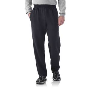 lot 11576 image: Fruit of the Loom Best Collection8482 Mens Fleece Elastic Bottom Pant Medium Black