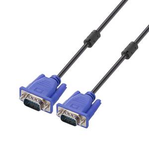 lot 11611 image: ENUODA Blue VGA Cable 15 Pin Male to Male Plug Computer Monitor Cable Wire Cord4.9 Feet