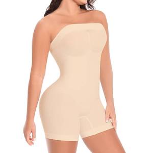 lot 11619 image: Strapless Shapewear Bodysuit for Women Tummy Control MEDIUM