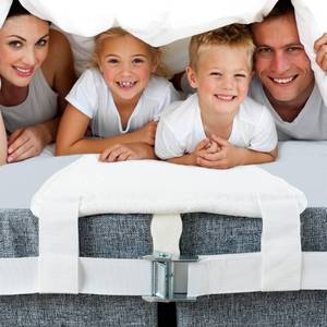 lot 11634 image: EPHEDORA 12 Extra Wide Bed Bridge Connector  Twin XL to King Converter Kit with Strap  Adjustable Mattress Connector for Bed  25D Memory Foam  12 Design  Non-Slip  Storage Bag Included