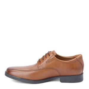 lot 11681 image: Clarks Mens Tilden Walk Oxford, Dark Tan Leather, 10 M US