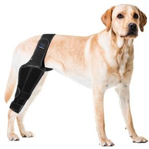 lot 11734 image: FOXLVDA Dog Knee Brace for Cruciate Ligament Injuries, Joint Pain and Soreness, Better Recovery ACL Brace, Adjustable Back Leg Brace Dogs, Fits Right or Left Leg (M,Black)