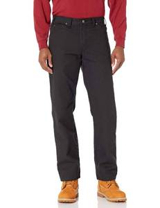 lot 11739 image: Dickies Mens Relaxed Fit Straight-Leg Duck Carpenter Jean, Black, 34W x 30L