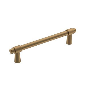 lot 11751 image: Amerock  Cabinet Pull  Champagne Bronze  5-116 inch (128 mm) Center-to-Center  Destine  1 Pack  Drawer Pull  Cabinet Handle  Cabinet Hardware